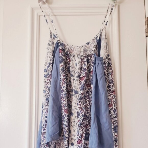 GARAGE Vintage Paisley Prairie Boho Top - Picture 7 of 7